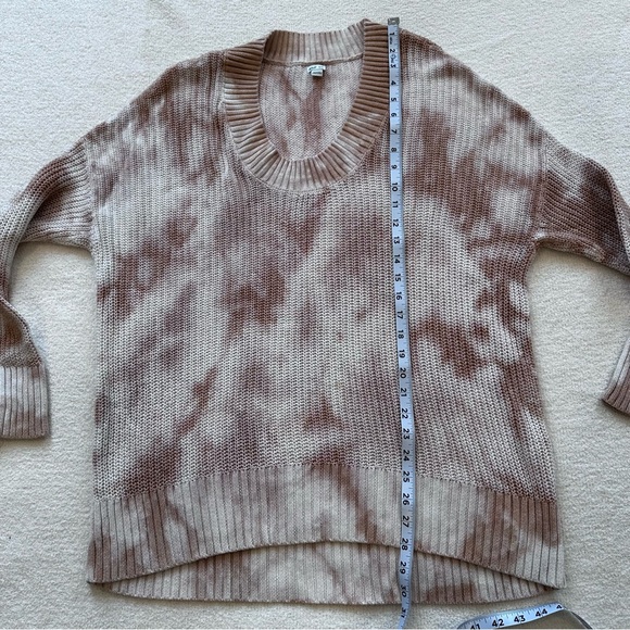 AERIE OPEN KNIT OVERSIZED SWEATER in Raw Sienna - Picture 7 of 8